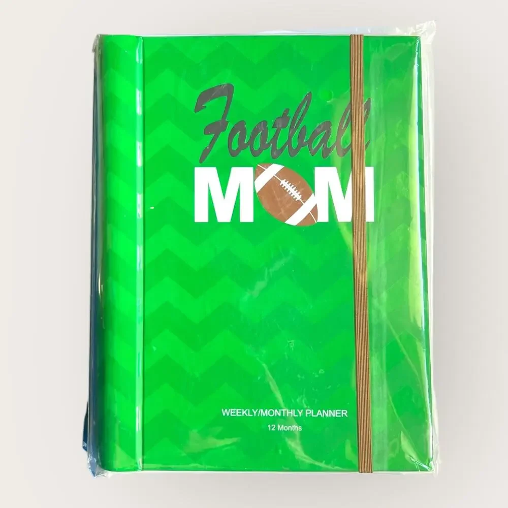 Weekly Monthly Planner Football Mom Themed Organizer Colander